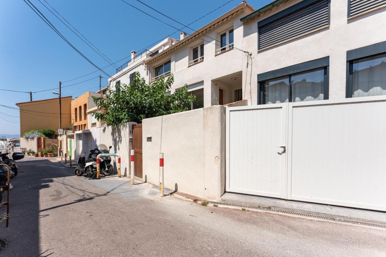 A La Calanque - Jolie Maison En Bord De Mer Marseilles Exterior foto